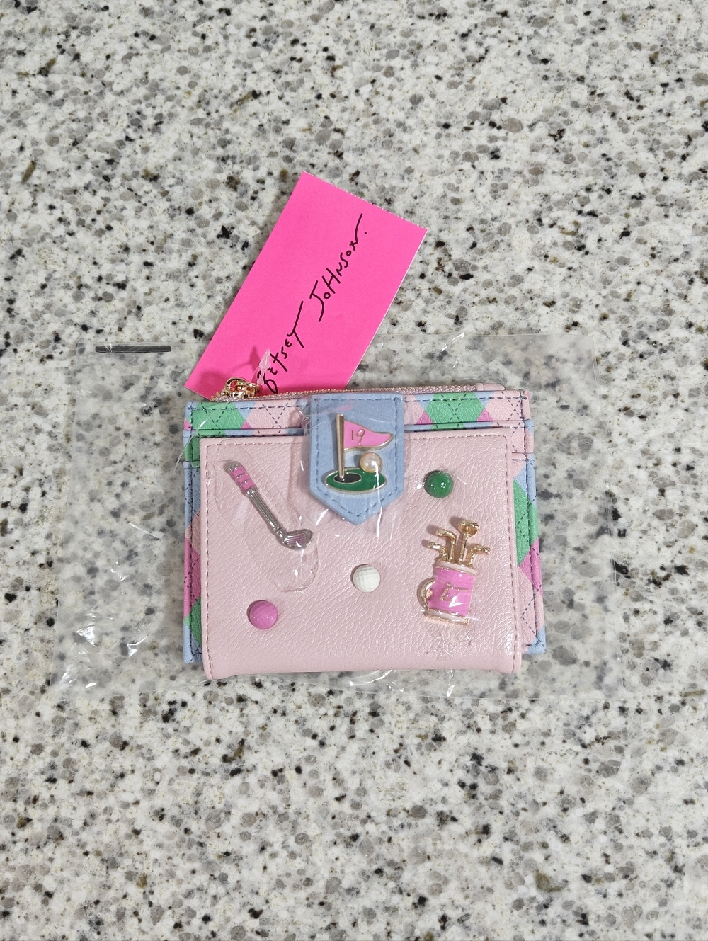 Betsey johnson golf wallet (19th Hole Wallet Pink)
